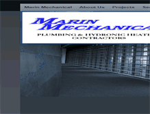 Tablet Screenshot of marinmechanical.com